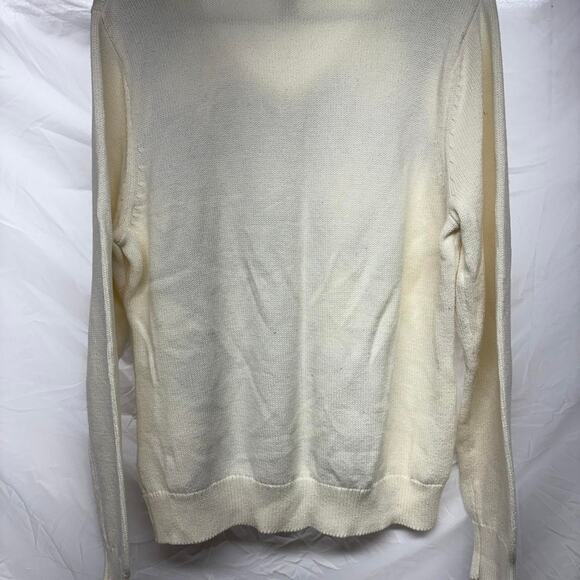 Izod Cream brown argyle sweater - Picture 4 of 4